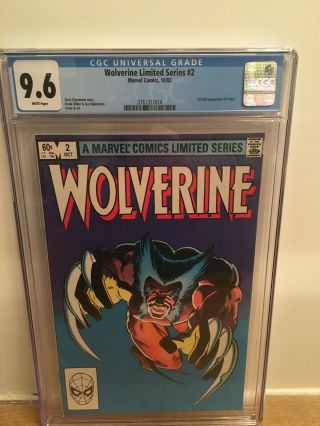 Wolverine Limited Series 2 - Marvel 1982 Cgc 9.  6 1st Full Appearance Of Yukio