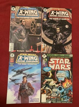 Star Wars X - Wing Rogue Squadron 1,  21,  25,  Star Wars 5 1st Wedge Antilles