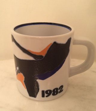 Royal Copenhagen Fajance 1982 Small Annual Mug 3”