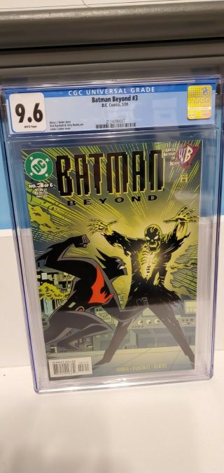 Batman Beyond 3 1999 Dc Comics Cgc 9.  6 Nm,  1st Blight Cover