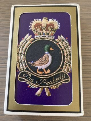 Vintage Peabody Hotel Memphis Duck Playing Cards