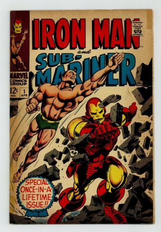 Iron Man And Sub - Mariner 1 Gd 2.  0 1968