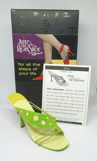 Just The Right Shoe Diva 2004 By Raine Willitts Designs W/box