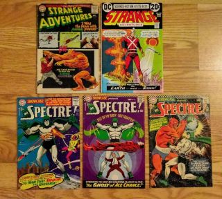 Strange Adventures 180 (1st Animal Man),  Showcase 60,  More.  5 Dc Comics