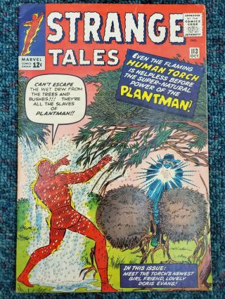 Marvel Comics Strange Tales 113 1st Appearance Plantman