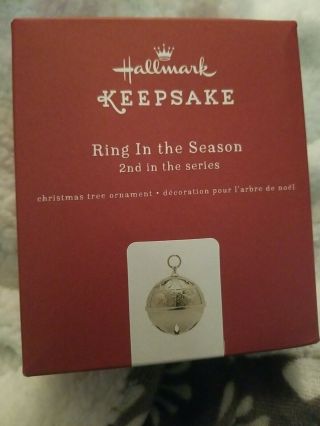 Hallmark Keepsake 2016 Ring In The Season Bell Christmas Ornament 2nd In Series