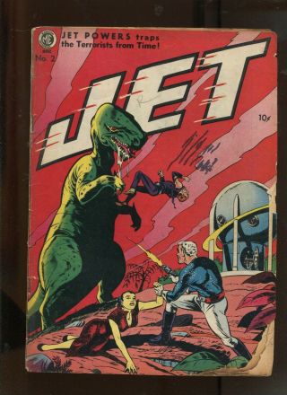 Jet Comics 2 (4.  5) Dinosaur Classic Cover