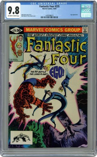 Fantastic Four 235 Cgc 9.  8 1981 1497698015