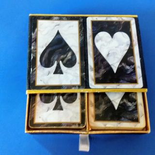 Congress Playing Cards Boxed Double Deck Spades Hearts Bridge Canasta Pinochle
