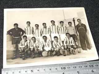 Malta Football Photo - Floriana Team 16.  5cm X 12.  5cm