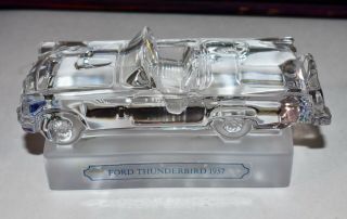 Goebel Crystal Car - 1957 Ford Thunderbird Convertible Germany 2