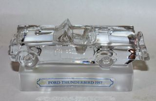 Goebel Crystal Car - 1957 Ford Thunderbird Convertible Germany 3