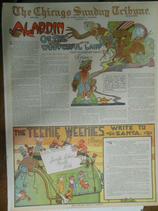 The Teenie Weenies Sunday By Wm.  Donahey From 12/6/1914 Full Page Size Year 1