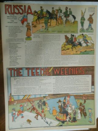 The Teenie Weenies Sunday By Wm.  Donahey From 11/1/1914 Full Page Size Year 1