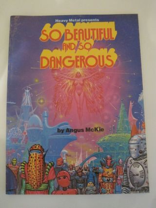 Heavy Metal Presents So And So Dangerous 1979 Angus Mckie Vf (f)