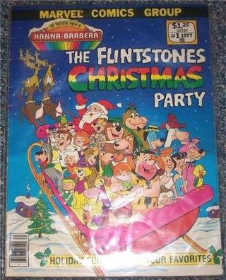 Funtastic World Of Hanna Barbera 1 Flintstones Christmas Party Treasury Rare Fvf