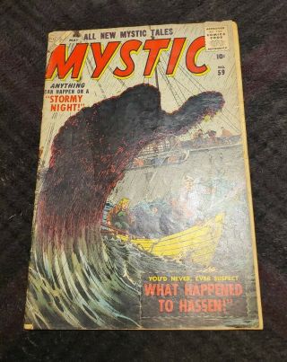 Mystic 59 Marvel/atlas 1957 Everett Cover//krigstein//aliens//atomic Land Mine