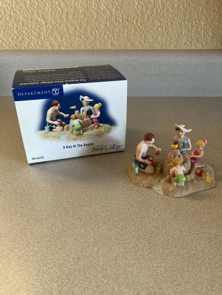Dept.  56 Snow Village Accessory A Day At The Beach 56.  55228 Euc Retired