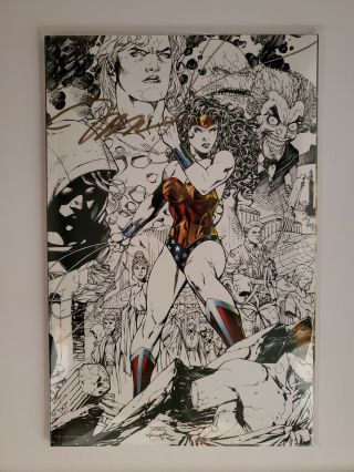 Wonder Woman 750 (nm) Signed Jim Lee Variant W/coa; Torpedo Comics Cover F