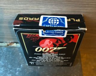 James Bond 007 Playing Cards - films 1 - 10 Sean Connery George Lazenby Roger Moore 3