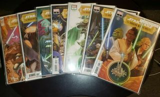 Star Wars The High Republic Entire/full Set - All Covers And Printings (7) Nm $$