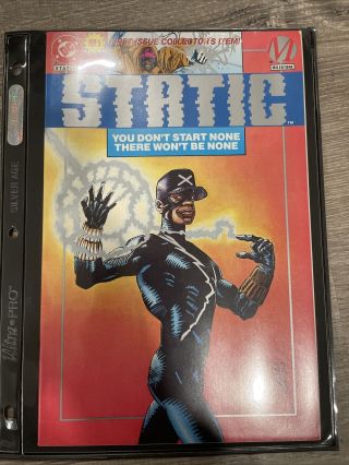 Static 1 Collectors Edition (dc 1993) Nm Key 1st Appearance Static