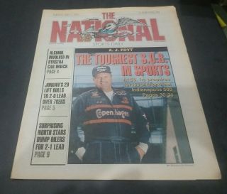 The National Sports Daily Newspaper May 7 1991 Racing A.  J.  Foyt Indianapolis 500