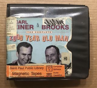 The Complete 2000 Year Old Man Carl Reiner & Mel Brooks 4 - Disc Cd Set Ex - Library