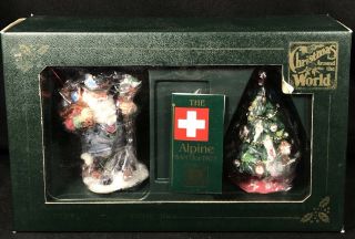 Alpine Santa And Tree Christmas Around The World Galleria Lucchese Roman Boxed