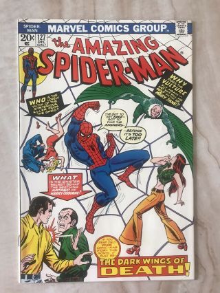 Spider - Man 127 - 1st Appearance Vulture - Human Torch Guests Nm 9.  4