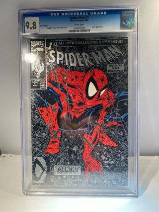 Spider - Man 1 Silver Edition 9.  8 Todd Mcfarlane - White Pages