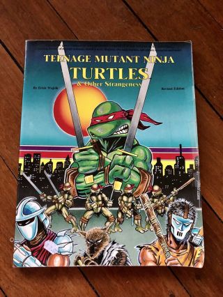 Teenage Mutant Ninja Turtles & Other Strangeness 1989 Erick Wujcik - Rare Vgc