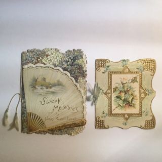 1890’s Raphael Tuck Poetry Card,  Unmarked Christmas Card Very Good To