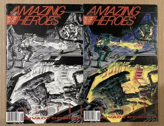 Heroes 139 Reg & Rare Htf Color Cover Predates Dark Horse Aliens