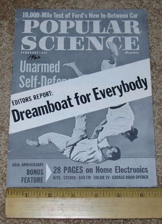 1962 62 Omc 17 Deluxe Boat Dealer Sales Brochure Popular Science Article Reprint