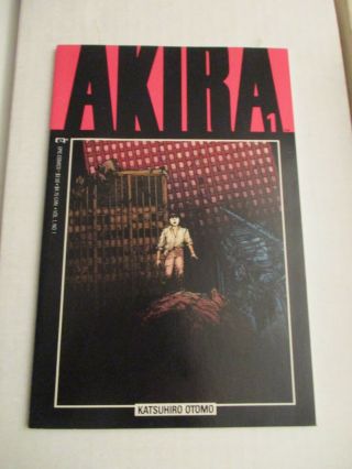 Akira 1 Nm First Kaneda & Tetsuo Marvel Comics 1988 Epic Deluxe Unread K.  Otomo