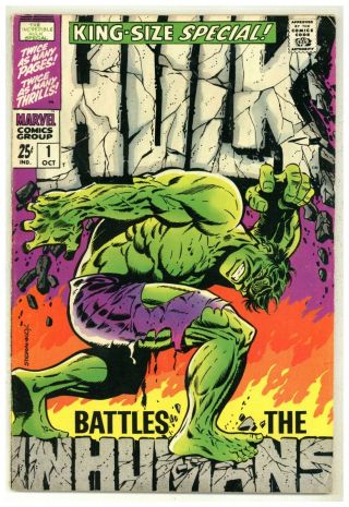 Incredible Hulk Special 1 Steranko Annual Marvel Comics 1968 Severin (j 4336)