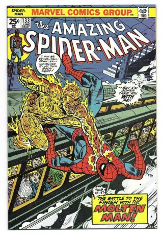 Bronze Age Spider - Man 133 Nm - Spider - Man Vs The Molten Man