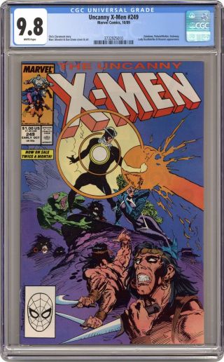 Uncanny X - Men 249 Cgc 9.  8 1989 3732925010