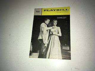 Camelot Theatre Program 1961 Julie Andrews Richard Burton Musical
