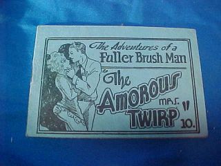 1930s Tijuana Bible 8 Page Comic Book - Adventures Of A Fuller Brush Man