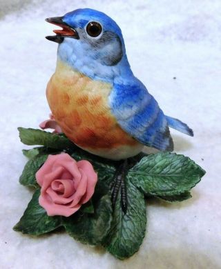 Vintage Lenox Eastern Bluebird Porcelain Figurine