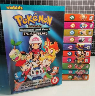 Pokemon Adventures Diamond And Pearl / Platinum English Manga Complete Set