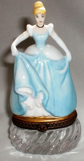Phb Porcelain Hinged Trinket Box Disney Cinderella Midwest Of Cannon Falls
