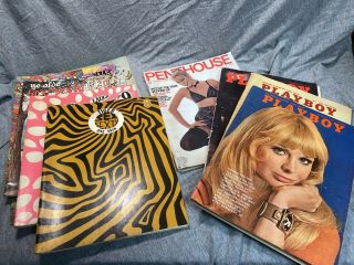 Vintage Playboy,  Penthouse,  Sex To Sexty Issues From 60 