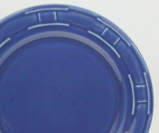 Longaberger Pottery Usa Woven Traditions 9 " Luncheon Plate Cornflower Blue Euc