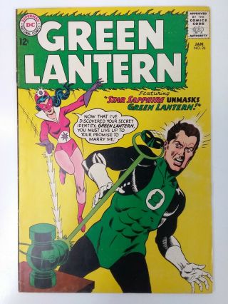 1964 January 26 Green Lantern 12 Cent Dc Comic Book