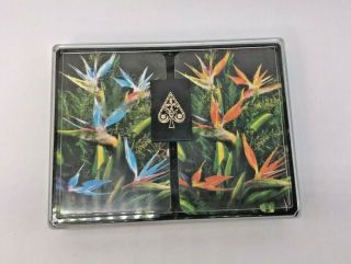 Vintage Clemente Jacques Mexico Double Deck Playing Cards,  Birds Of Paradise