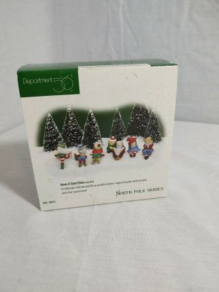 Department 56 North Pole Series Have A Seat Elves Heritage Village 56437