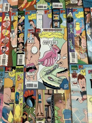 Beavis & Butt - Head 1 - 28 Marvel Comic Book Series Rare Preview & Wizard Ashcan